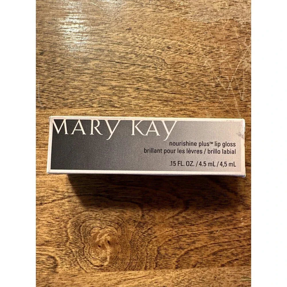 Mary Kay Nourishing Plus Lip Gloss~ Rocking Red ~ Full Size NIB